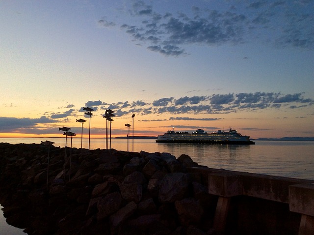 Edmonds Ferry Sunset